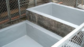 農業用コンクリート貯水槽の補修について | FRP素材屋さん日記|FRP